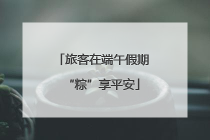 旅客在端午假期“粽”享平安