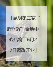 昆明第二家“胖永辉”金地中心店将于6月27日调改开业