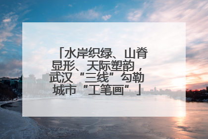 水岸织绿、山脊显形、天际塑韵，武汉“三线”勾勒城市“工笔画”