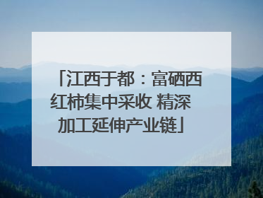 江西于都：富硒西红柿集中采收 精深加工延伸产业链