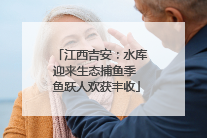 江西吉安：水库迎来生态捕鱼季 鱼跃人欢获丰收