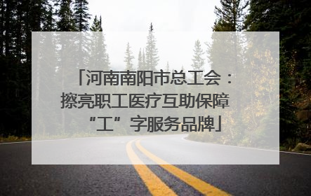 河南南阳市总工会：擦亮职工医疗互助保障“工”字服务品牌