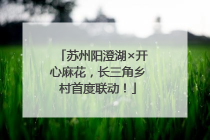苏州阳澄湖×开心麻花，长三角乡村首度联动！