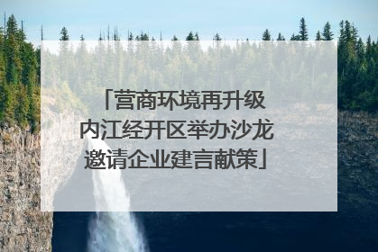 营商环境再升级 内江经开区举办沙龙邀请企业建言献策