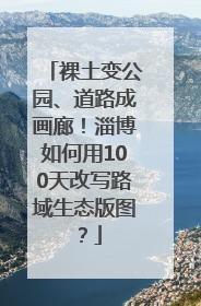 裸土变公园、道路成画廊！淄博如何用100天改写路域生态版图？