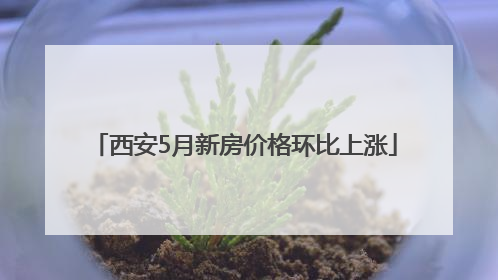 西安5月新房价格环比上涨