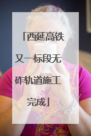 西延高铁又一标段无砟轨道施工完成