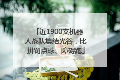 近1900支机器人战队集结光谷，比拼罚点球、障碍跑