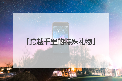 跨越千里的特殊礼物