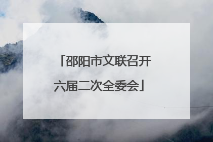 邵阳市文联召开六届二次全委会