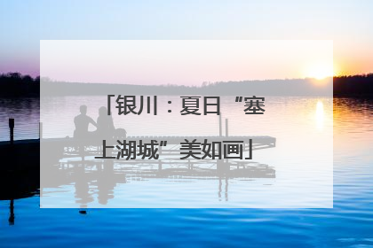 银川：夏日“塞上湖城”美如画