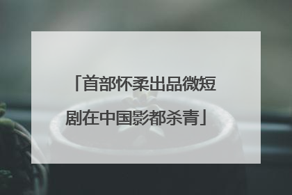 首部怀柔出品微短剧在中国影都杀青