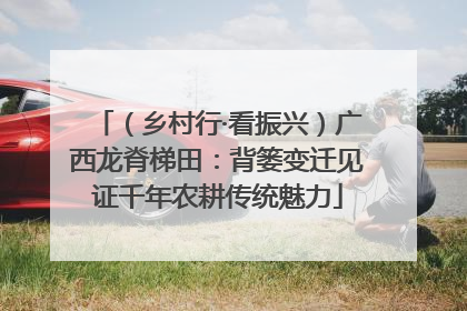 （乡村行·看振兴）广西龙脊梯田：背篓变迁见证千年农耕传统魅力