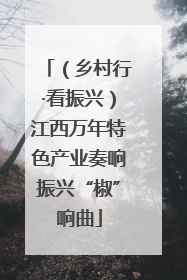 （乡村行·看振兴）江西万年特色产业奏响振兴“椒”响曲