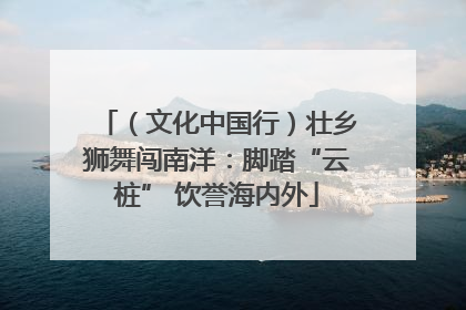 （文化中国行）壮乡狮舞闯南洋：脚踏“云桩” 饮誉海内外