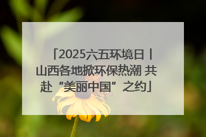 2025六五环境日丨山西各地掀环保热潮 共赴“美丽中国”之约