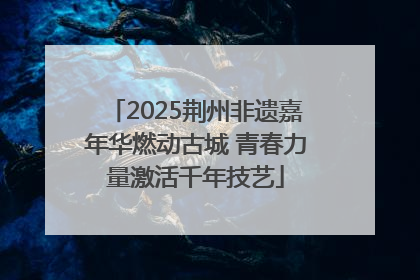 2025荆州非遗嘉年华燃动古城 青春力量激活千年技艺