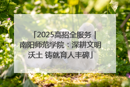 2025高招全服务｜南阳师范学院：深耕文明沃土 铸就育人丰碑